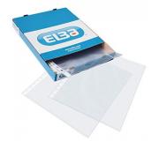 Elba Caja de 100 Fundas Multitaladro 90 Micras - Formato Folio - 16 Perforaciones - Acabado Piel de Naranja