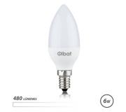 Elbat Bombilla LED C37 6W E14 480lm - 4000K Luz Blanca