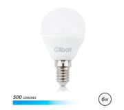 Elbat Bombilla LED G45 6W 500LM E14 Luz Fria - Ahorro de Energia - Larga Vida Util - Bajo Consumo - Color Blanco