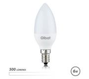 Elbat Bombilla LED - Potencia: 6W - Lumenes: 500 - Tipo de Luz: 4000K Luz Blanca - Casquillo: E14 - Angulo: 180º - Dimensiones: 37X100mm - 30.000 Horas de Vida - 15.000 Encendidos - Color Blanco