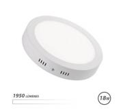 Elbat Downlight Circular Sobre Pared LED - 18W - 1950lm - Luz Blanca