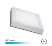 Elbat Downlight Cuadrado Sobre Pared LED 6W Luz Fria