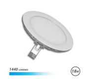 Elbat Downlight para Techo LED 18W 1440lm - Forma Circular Ultraplano 210mm - 6500K Luz Fria