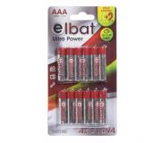 Elbat Pack de 12 Pilas Alcalinas LR03/AAA