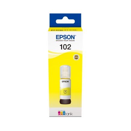 Epson 102 Amarillo - Botella de Tinta Original C13T03R440