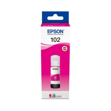 Epson 102 Magenta - Botella de Tinta Original C13T03R340