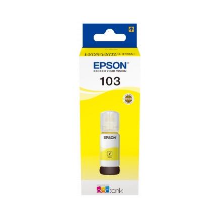 Epson 103 Amarillo - Botella de Tinta Original C13T00S44A10