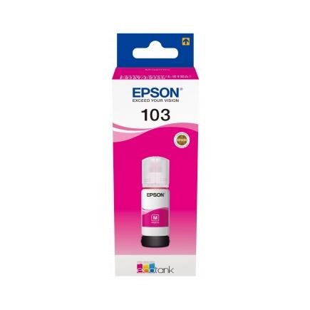 Epson 103 Magenta - Botella de Tinta Original C13T00S34A10