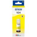 Epson 104 Amarillo - Botella de Tinta Original C13T00P440