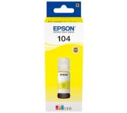 Epson 104 Amarillo - Botella de Tinta Original C13T00P440