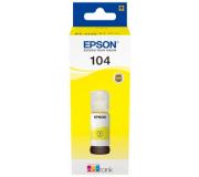 Epson 104 Amarillo - Botella de Tinta Original C13T00P440