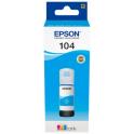 Epson 104 Cyan - Botella de Tinta Original C13T00P240