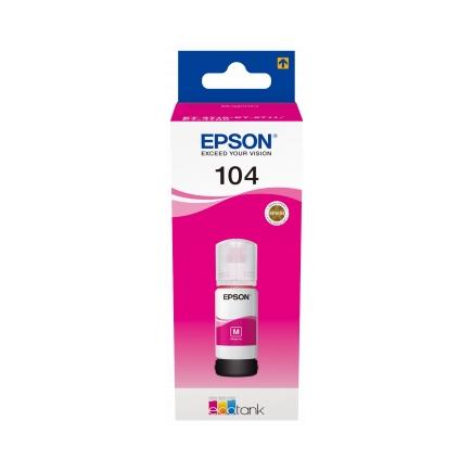 Epson 104 Magenta - Botella de Tinta Original C13T00P340