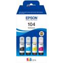 Epson 104 - Multipack de Botellas de Tinta Originales C13T00P640