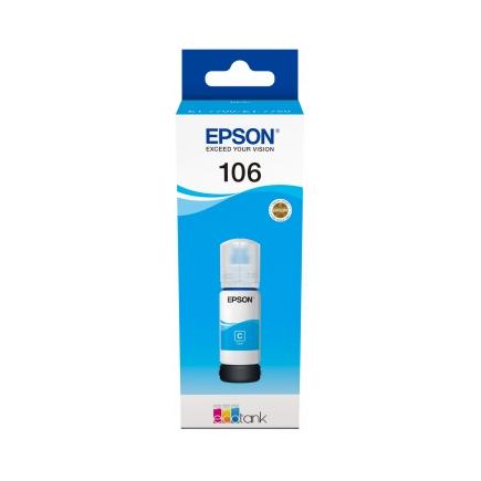 Epson 106 Cyan - Botella de Tinta Original C13T00R240