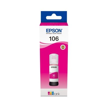 Epson 106 Magenta - Botella de Tinta Original C13T00R340