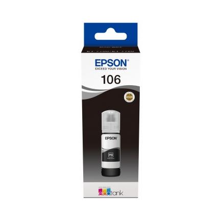 Epson 106 Negro Photo - Botella de Tinta Original C13T00R140