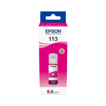 Epson 113 Magenta - Botella de Tinta Pigmentada Original C13T06B340