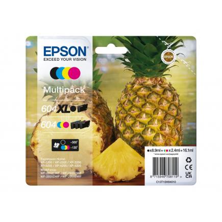 Cartuchos de tinta compatibles con Epson 604 XL para Epson XP 2200  Expression Home XP-2205 XP-3205 XP-3200 XP-4200 XP-4205 WorkForce  WF-2910DWF WF-2930DWF WF-2935 WF-2950 Impresora : : Informática