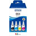 Epson 664 - Multipack de Botellas de Tinta Originales C13T664640