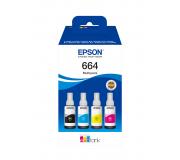 Epson 664 - Multipack de Botellas de Tinta Originales C13T664640