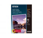 Epson C13S041256 Papel Fotografico A4 167gr - Acabado Mate - 50 Hojas - para Impresoras de Tinta