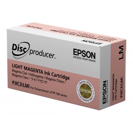 Epson PJIC3 Magenta Light Cartucho de Tinta Original C13S020449 para Epson Discproducer PP 100, PP 50