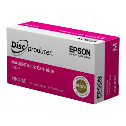 Epson PJIC4 Magenta Cartucho de Tinta Original C13S020450 para Epson Discproducer PP 100, PP 50