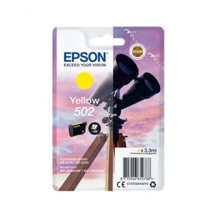 EPSON T02V4 (502) AMARILLO CARTUCHO DE TINTA ORIGINAL C13T02V44010