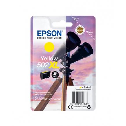 EPSON T02W4 (502XL) AMARILLO CARTUCHO DE TINTA ORIGINAL C13T02W44010