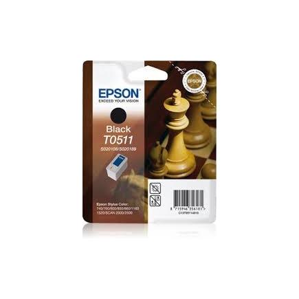 Epson T0511 Negro Cartucho de Tinta Original C13T05114010