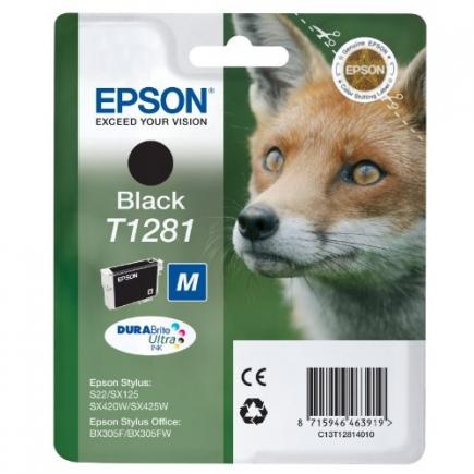 Epson T1281 Negro Cartucho de Tinta Original - C13T12814012