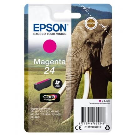 Epson T2423 (24) Magenta Cartucho de Tinta Original - C13T24234012