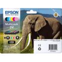 Epson T2428 (24) Pack de 6 Cartuchos de Tinta Originales - C13T24284011