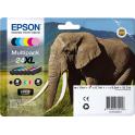 Epson T2438 (24XL) Pack de 6 Cartuchos de Tinta Originales - C13T24384011