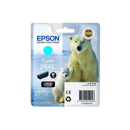 Epson T2632 (26XL) Cyan Cartucho de Tinta Original - C13T26324012