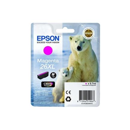 Epson T2633 (26XL) Magenta Cartucho de Tinta Original - C13T26334012