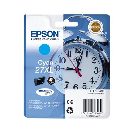 EPSON T2712 (27XL) CYAN CARTUCHO DE TINTA ORIGINAL C13T27124012