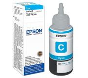 Epson T6642 Cyan Botella de Tinta Original - C13T664240