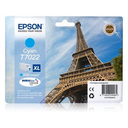 EPSON T7022 CYAN CARTUCHO DE TINTA ORIGINAL C13T70224010