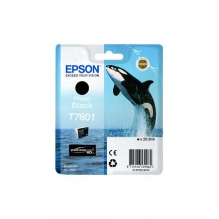 EPSON T7601 NEGRO PHOTO CARTUCHO DE TINTA ORIGINAL C13T76014010