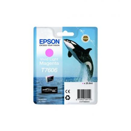 EPSON T7606 MAGENTA LIGHT CARTUCHO DE TINTA ORIGINAL C13T76064010