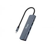 Equip 5 en 1 Multifuncional Hub USB-C con 3x USB 3.0, 1x HDMI 1x USB-C PD - Carcasa de Aluminio