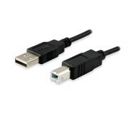 Equip Cable de Impresora USB-A 2.0 Macho a USB-B Macho 1m
