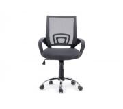 Equip Silla de Oficina - Diseño Ergonomico - Respaldo de Malla Transpirable - Mecanismo de Mariposa - Ajuste de Altura - Base Cromada