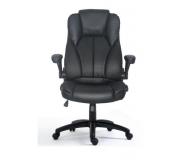 Equip Silla de Oficina Ejecutiva - Diseño Ergonomico - Reposabrazos Acolchados - Cuero de PU de Alta Calidad - Ajuste de Altura