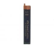 Faber-Castell Minas Super-Polymer para Portaminas 0.5 mm HB - Resistentes y Suaves - Estuche de 12 Minas