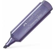 Faber-Castell Rotulador Marcador Fluorescente Textliner 46 - Punta Biselada - Trazo entre 1.2mm y 5mm - Tinta con Base de Agua - Color Violeta Metalico