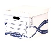 Fellowes Bankers Box Basic Contenedor de Archivos - Montaje Manual - Carton Reciclado Certificacion FSC