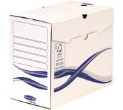 Fellowes Bankers Box Basic Pack de 25 Cajas de Archivo Definitivo A4+ 150mm - Montaje Manual - Carton Reciclado Certificacion FSC